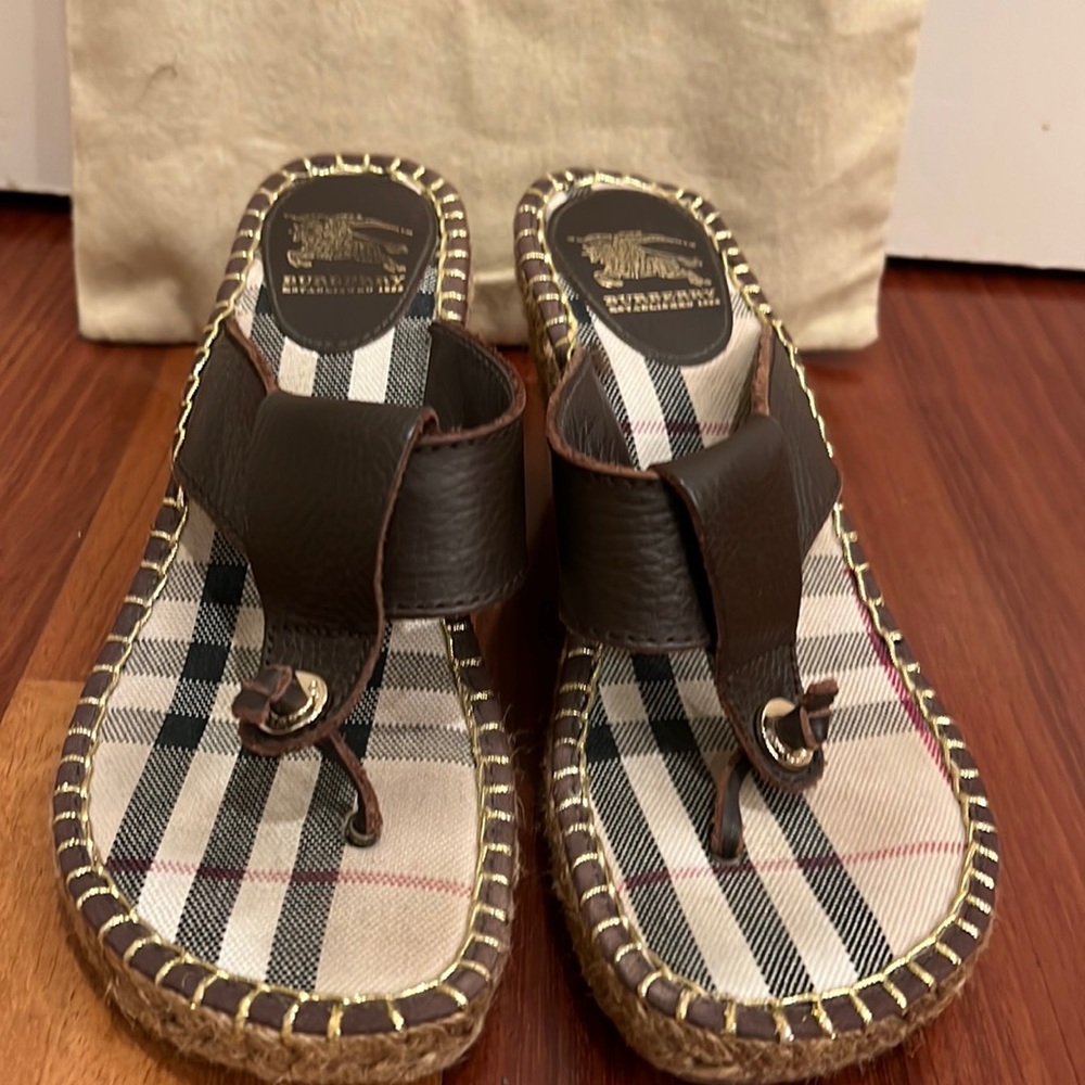 Genuine Burberry sandals